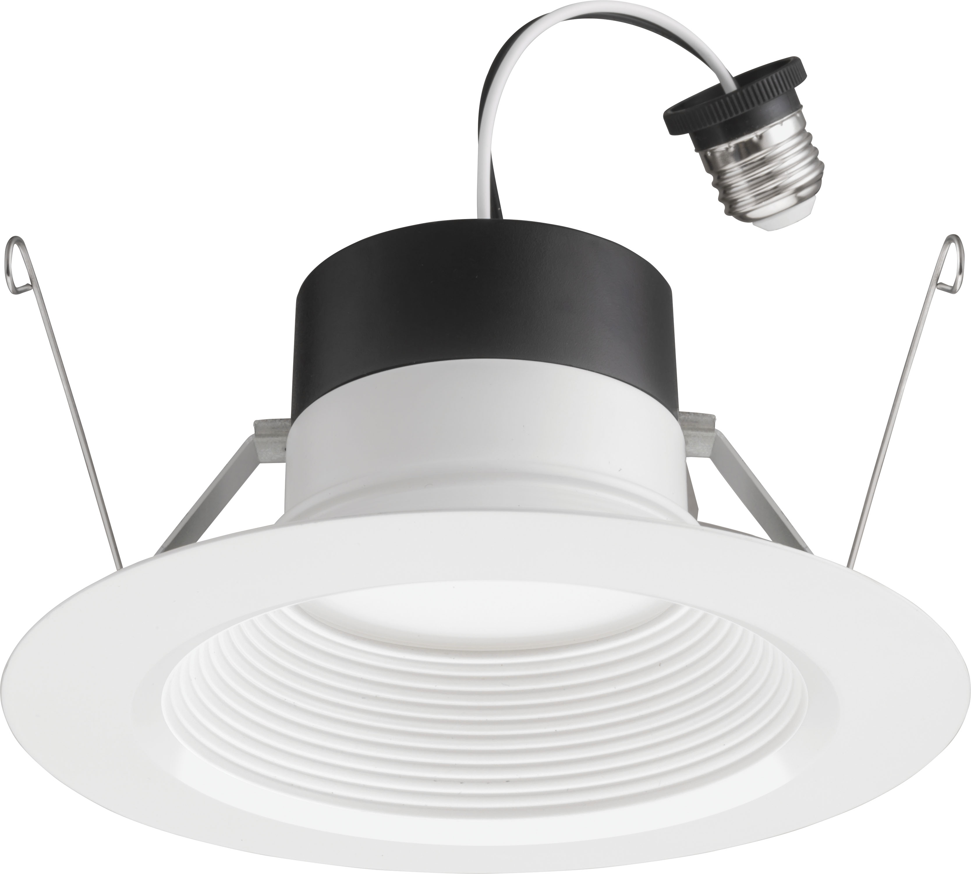 Juno 65BEMW-SWW5-90CRI-M6 5"/6" LED Baffle Retrofit Downlight, Switchable Color Temp, 90+CRI, White